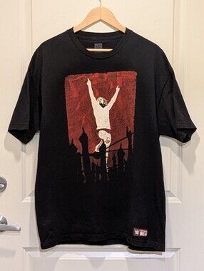 EUC Daniel Bryan XL WWE Authentic Yes Revolution Black and Red Tee Shirt